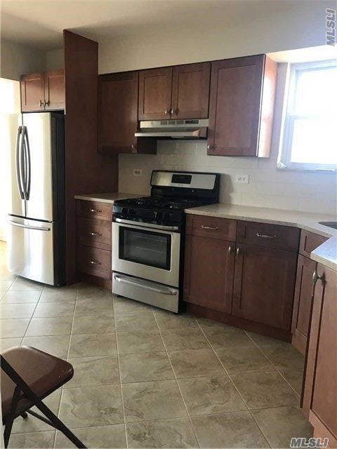 Newly Renovated  3 Bedroom W/ A Terrance For Rent In Middle Village  Features Living Room, Formal Dining Room, Eat In Kitchen & 1.5 Bathrooms. New Stainless Steel  Appliances. Plenty Of Natural Light . Hardwood Flooring Throughout. Heat & Water Included. Close To Shops & Transportation. A Must See!!!