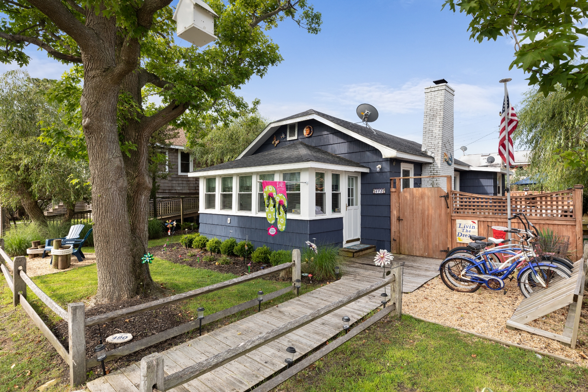 Just bring your toothbrush! One level cottage in heart of Ocean Beach boasts 5 bedrooms, 1.5 bathrooms and outdoor shower! Adorned with seaside charm. Outdoor deck has space for dining, lounging and sunbathing. Great rental investment or family vacation home! Close walk to town and ferry. Flood Insurance recently reduced to $2,033!!  Call to schedule your showing!

<br>
<br><a href="https://youtu.be/2EgF5_Ztpd0"target="_blank">Watch the video here. </a></br>