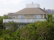 Huge beautiful ocean view, renovated beach house. Beautiful bedrooms, kitchen, large dining room, large living room, plenty of room for kids!! right next to beach. Great Ocean Views from upstairs bedrooms and deck. Open from now to LD. 6 bedrooms, 2 bathrooms, etc.. Much to enjoy in this finer home!