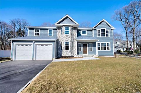 Beautiful Front Shot Of this Completed New Home