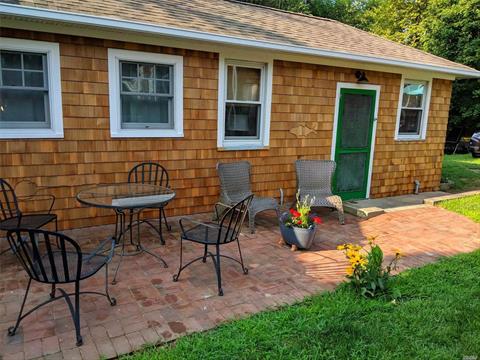 brick patio, barbeque