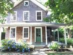 This classic updated 19th century home in the heart of historic New Suffolk is just 4 blocks to one of the North Fork&rsquo;s best bay beaches, plus two renowned local restaurants. It offers stylish living spaces -- living room, den, dining room, eat-in kitchen, 3 bedrooms and 2 full baths, central air conditioning. Many antique details and original wood floors add to the charm. The wraparound porch invites lounging, as does the spacious backyard with shade trees. Available during September and October $2000 per week with 2-week minimum. June $9000; August - LD $15, 000; Sept after Labor Day $9000, May $7000, October $7000, winter $4500/mo.