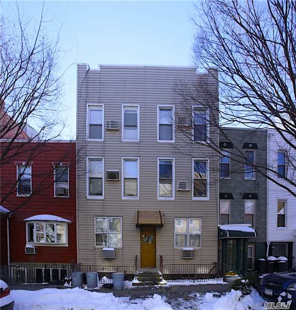 8 Family 6 + 2 Six Family At The Front And 2 Family At The Back In The Heart Of Greenpoint. This Classic Property With Its Elegant Architectural Design Is Situated On A 25 X 100 Lot. The Massive 5, 025 Square Foot Interior Featuring 24 Rooms 16 Bedrooms, 8 Kitchens And 8 Full Baths. Preserving All The Original Details. Approximate One Block From G Train Greenpoint Ave,