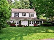 Best Location! Classic Plandome Ch Colonial, Beautiful Architectural Details.