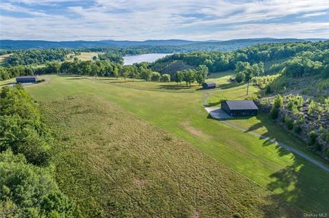 Path to the horse barn and riding ring