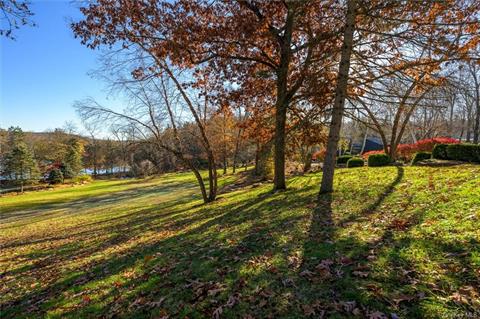 View West to the Catskill Mountains. Highest point on the property with cleared building site.