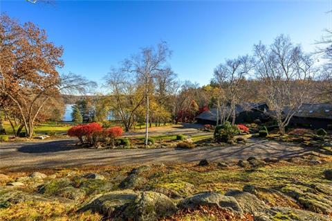 On Copake Lake looking towards the private lake frontage and dock