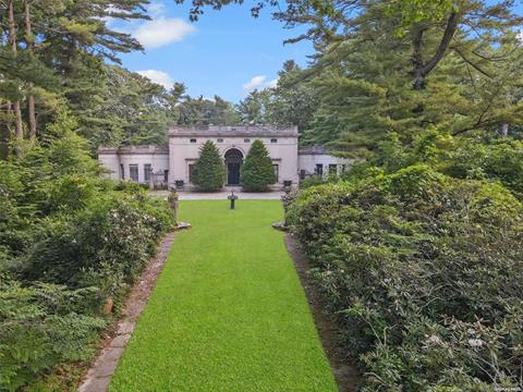 View of sunken garden looking south