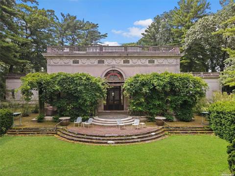 Wisteria covered pergola