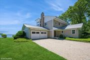 Beachfront, located in Southold Shores, this architect&rsquo;s own home is built with all the beautiful appointments you can imagine. Embracing the purity of architectural detail, together with a refined simplicity, this waterfront home offers a timeless elegance. Sweeping sunsets eye-catching angles and thoughtful details provide constant visual interest. A large 4 bedrooms with 4 baths ensuite, seaside floor to ceiling windows overlooking the Bayfront, Chefs kitchen leading to large outdoor deck and lovely garden. It is truly stunning. A special summer oasis. Available August $40K, Sept $20K RP# 0857