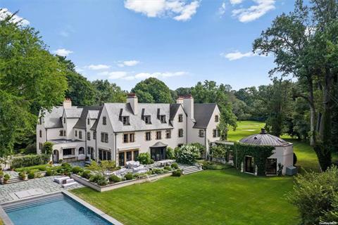 Aerial View Of Home, Pool, All Weather Tennis Ct.