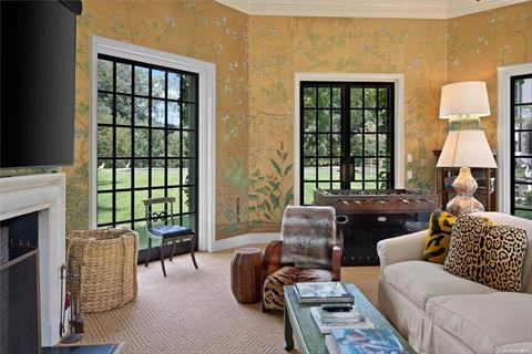 Dining Room w/FP Overlooking Pastoral Grounds