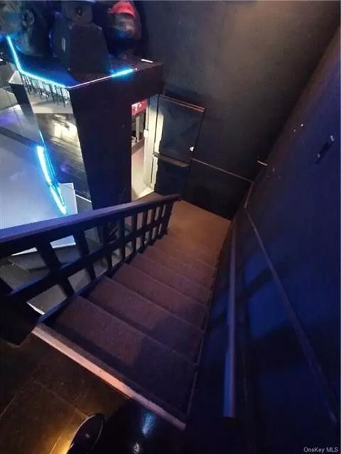 STAIRS TO BALCONY AND DANCE FLOOR
