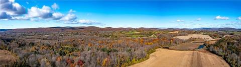 Looking across center of property to the west. Multiple building sites boasting privacy, solitude & panoramic views sunup to sundown.