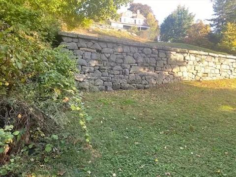 View of slope from street, looking SW