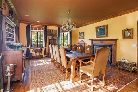 Dining Room with Fireplace