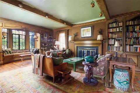 Living Room with Fireplace