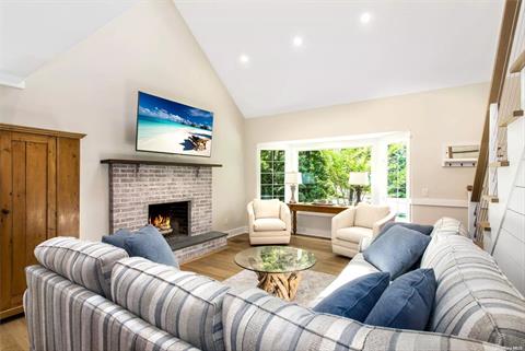 Living Room with Fireplace