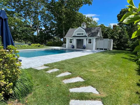 Sprawling lawn & Dock