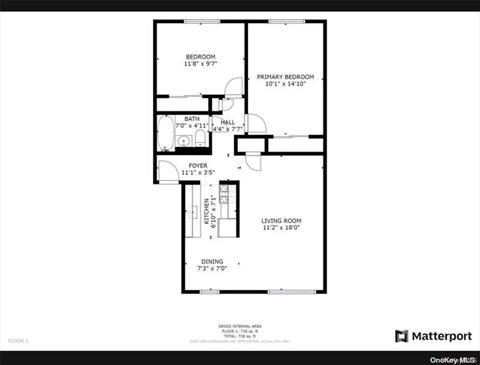 Floor Plan Two-Bedroom