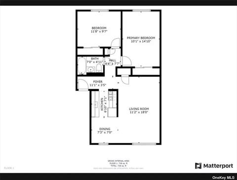 Floor Plan Two-Bedroom