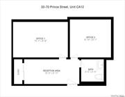 Commercial/business office with private bathroom. Too loud at home? Have your own office or use it as a storage area. 2 Room, 1 bathroom, and a receptionist area, or rent 1 room instead of the entire office.