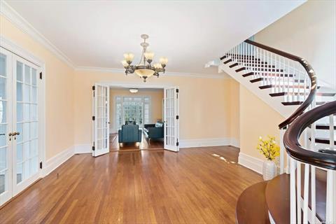 Foyer with stairs