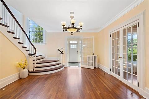 Foyer with stairs