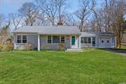 Cute as a button cottage located in Gardiners Bay Estates. Tucked away in a private sandy beach community w/ mooring and bulkhead space to tie up to for boaters and a swim platform for summertime fun! Back patio to chill, grill & dine al fresco or screened in porch to kick back & relax, rain or shine. Just 3 miles to Greenport Village, 1/2 mile to Sep&rsquo;s Farm Stand & Lavender By the Bay & only 7 miles to the Orient Ferry. (Southold Town Rental Permit #0775)