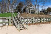 Cape-Cod-Style Cedar-Shingle House situated on edge of low bluff. Wooded lot with 2nd-story master bedroom suite/deck. Fantastic 180-degree views of Gardiner&rsquo;s Bay, Bug Lighthouse, Shelter Island, Orient Village and East Hampton with 150-feet of private sandy beach and boat mooring. Permit #0049., Additional information: Appearance:Excellent, Interior Features:Separate Thermostat