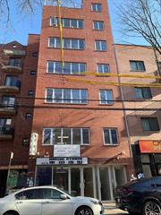 6 floors of offices, 6 store/offices+ finished basement, Central AC, Elevator, three exits each floor, great income/high ROI. Maintenance fee $400 per floor (total 6 floors)