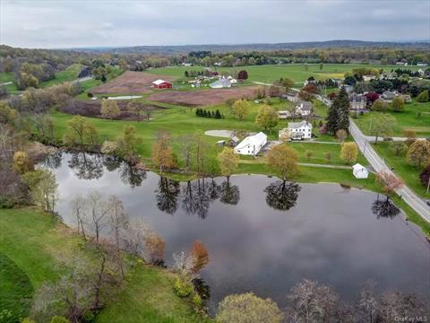 Beautiful pastoral setting. This property has 20 feet of pond rights.