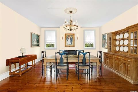 Dining Room with Fireplace