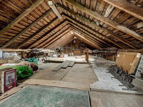 Attic space is great for storage