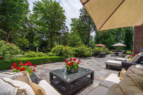 Oversized Patio Overlooking The Formal Gardens