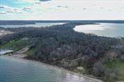 Amazing opportunity to own one of the largest open waterfront parcels on Centre Island with over 564.83 feet of sandy beach. Currently there are four buildings on the property, a main house, pool house, and garage by Ben Thompson of (TAC) and a 2.5 bedroom caretaker&rsquo;s ranch. **All buildings except the caretaker&rsquo;s ranch are in need of a full restoration.** Watch the sunrise over Long Island Sound and the mouth of Oyster Bay from this pristine property. There are many improvements/utilities including public water & electric, dec approved plans for a 200sf boat house. Two ways to access the property from Centre Island Road. Potential for subdivision.