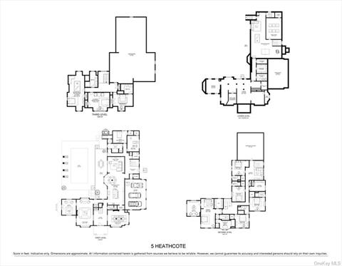 Second floor with 9 foot ceilings includes a primary suite and 4 secondary suites with en suite bathrooms, playroom and spacious laundry room.