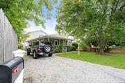 Enjoy Panoramic Water Views + Open Floor Plan! 1722 square feet. Room for 16x30 Pool! 65 Inlet Road West in Shinnecock Hills + just down the road from the former Lobster Inn, is a 3 bedroom, 2 bath beach cottage with amazing sunrise + sunset views of the Peconic Inlet, Cold Spring Pond + Peconic Bay. In very good condition, there&rsquo;s an open floor plan with kitchen, living room + dining area. Also on the first floor are 2 bedrooms, full bath, laundry room + large enclosed back porch. Upstairs is the primary ensuite bedroom with high ceilings, a spacious outdoor deck for outstanding sunrise + moonrise views over Cold Spring Pond. This upstairs space could also be used as a second living room. Who doesn&rsquo;t love sunset skies from the upper deck. Sunlight flows liberally throughout the house, all day long. With room for a 16&rsquo; x30&rsquo; pool in the backyard, there&rsquo;s also an accessory structure/pool house/studio with electricity that&rsquo;s also plumbed for an outdoor bathroom. Beyond the accessory structure is the 5&rsquo; walkway down to the water. Store your kayaks + paddle boards in the accessory structure + head out to the prettiest water around. PUBLIC BOAT LAUNCH TWO MINUTES DOWN THE BLOCK. Can moor your boat by Lobster Inn Manna. Other features include an outdoor shower, a large Generac generator, above ground oil tank + a cement floor crawl space. Looking forward to sharing the views any time of the day! Owner/agent., Additional information: Separate Hotwater Heater:Y