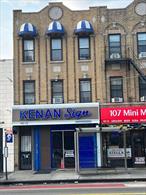 Excellent investment mixed use 3 story building ,  store plus 2 apartments fully occupied and a finished basement , excellent income 6.9% Cap Rate , very busy commercial area on Northern Blvd and 108th Street , close major highway .