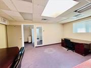 Recently renovated office/professional space available on second floor walk-up building. Space currently consists of separate waiting/entry area that leads into a private office. Space also consists of private bathroom. Separately metered gas and electric - Tenant responsibility. Central AC. 24hour access. Door buzzer entry system for convenience. Located in heavily trafficked area off of Sunrise Highway in Lynbrook. Steps to LIRR and Lynbrook&rsquo;s main thoroughfare. Municipal parking lots within 1 block & street parking available. Major neighboring tenants include Gino&rsquo;s Pizzeria, Lenox Hill Radiology, Geico & White Castle. 2 other spaces available for lease. Other Spaces -Unit 1: Approx. 1275SF & Unit 2: Approx. 1010SF. Units 2 & 4 can be combined.