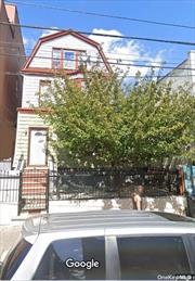 3 family house in the heart of corona, unit can be vacant but must be an offer close to asking. 3 floors plus basement.--in commercial district. could be converted into mix-use property. building size is 20X50. zoning R6B, C1-4.