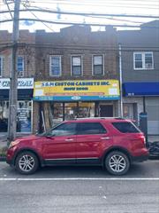 3 unit mixed use property located on busy Rockaway Parkway in Ozone Park Queens. Lower level 1200 square feet store front with basement. 2nd level has (2) 2 bedroom 1bath apartments.