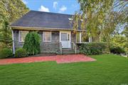 This three-bedroom, two-bath home is situated on a spacious one-acre property on a quiet cul-de-sac. The house features an Eat-in-Kitchen with oak floors, a living room with a wood burning stove, an enormous loft area above the living room, bedrooms with wall to wall carpeting, a full unfinished basement with exterior access and a one-car attached garage for convenient parking. Lovely lovely location and beach rights.