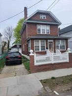 SOLID BRICK 2-FAMILY HOME, 5 BRS FEATURING 2 BRS DR, EIK, FBTH ON THE FIRST, 3 BRS + ON THE TOP FLOOR 1, 5 BTHS, DET. 2 CAR GARAGE 50 X 100 LOT SZ. CLOSE TO HEMPSTEAD TPKE AND 5 MINS FROM UBS ARENA... THE FUTURE LOOKS BRIGHT. CURRENTLY OCCUPIED.vacancy TBD. WE DO NOT HAVE ACCESS TO THE 2ND FLOOR AT THE MOMENT., Additional information: Appearance:GOOD, Interior Features:Lr/Dr, Separate Hotwater Heater:YES