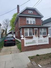 SOLID BRICK 2-FAMILY HOME, 5 BRS FEATURING 2 BRS DR, EIK, FBTH ON THE FIRST, 3 BRS + ON THE TOP FLOOR 1, 5 BTHS, DET. 2 CAR GARAGE 50 X 100 LOT SZ. CLOSE TO HEMPSTEAD TPKE AND 5 MINS FROM USB ARENA... THE FUTURE LOOKS BRIGHT. CURRENTLY OCCUPIED.vacancy TBD.