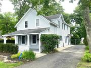 This turnkey Victorian home built in 1866 is ready for a new owner. The home offers so many features that cannot all be listed, including a gourmet kitchen with a DCS-Fishel Paykel gas stove, Viking Sub Zero fridge, double Fishel Paykel Dishwashers. The kitchen also features mahogany cabinets with some pull out drawers. There are three beautiful bathrooms, a finished basement, 200+ electrical service, new carpet and oak floors in excellent condition, a chimney for a possible fireplace, and the pool has been serviced and has a new filter and plumbing, an oil tank is for a possible heated pool . The back yard is completely fenced with a new shed and new landscaping, and so much more. The home is just a short distance from town shops and restaurants, library and close to a town beach/park.