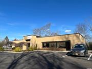 Available NOW ! 1800 Sq. feet & FULLY RENOVATED. Located in Naztor Commons on Rte 25 Main Road. (Suite F) and GATEWAY to both *NORTH and SOUTH* FORKS! Ideally situated right by County Rte 105! Zoned RLC offering many Uses! Ideal Professional office or Satellite Office. Tenant responsible for own utilities (Gas Heat /Hot Water, Central Air, Electricity, Telephone, Cable, Internet and Garbage). Abundance of customer parking. Several Private offices, ...Several Work Stations. 9&rsquo; - 10&rsquo; Finished Ceilings. Central Air and Natural Gas Heating, Fully built out as Standard Office,  Private Bathroom, and lots of natural lighting here. Everything here in PRISTINE condition. (Adjacent Suite E also available for lease Right Now).