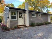 Close to Beach in Sag Harbor This recently renovated adorable beach cottage is walking distance to the beach, restaurants and deli. This great location is amazing for summer rentals or year round living. The kitchen is equipped with new stainless steel appliances, white cabinets and quartz countertops. The bathroom has been completely updated from top to bottom with a new layout that maximizes the space. The outdoor area is set up for a quaint entertaining space. A must see, you will not find a house in Sag Harbor even close to this price!!! As Is condition.