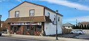 Under Renovation! Mixed use building in heart of Island Park village, Commercial district. Can be delivered as vacant vanilla box. 1-2 storefronts units available. 1000-2000sqft. Both Units will have separate HVAC units/meters. 2nd floor is residential. 1.5 blocks from train station. Photo is similar design renovation.