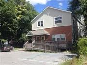 High visibility on East Main St. Unit has 4 Large Rooms, Office Space with Bathroom and Kitchenette. Large Reception Area with an additional space. Central Heat and Air Conditioning. Parking onsite with Handicap Accessibility. City of Middletown allows many different types of use of space.